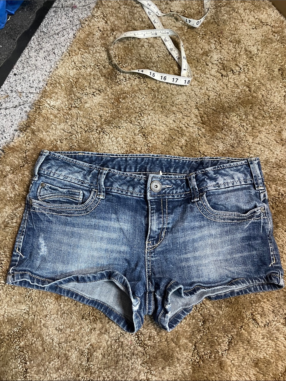 Aeropostale Y2K 2000s Style Denim Jean Shorts Size 13/14